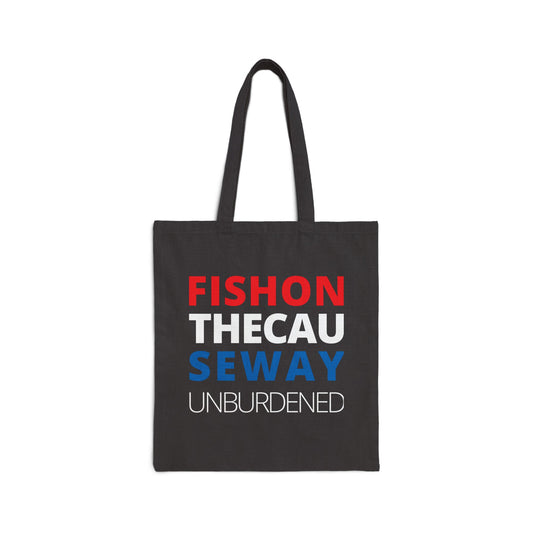 Unburdened Cotton Canvas Tote Bag